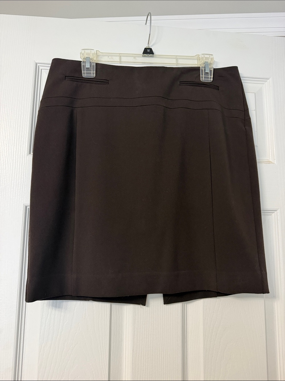 Express Brown Pencil Skirt - Size 10